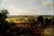 John Constable The Stour-Valley with the Church of Dedham painting